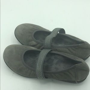Vionic Fern Gray Mary Jane Slip On Flat Shoes Women’s 7.5